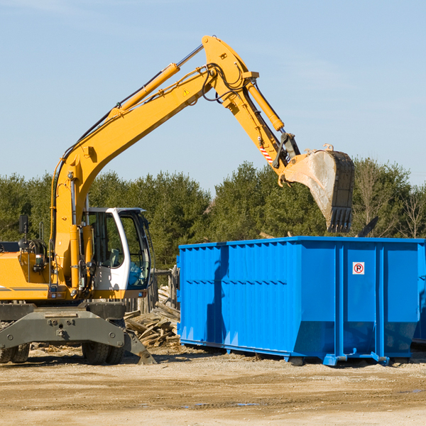 can i request a rental extension for a residential dumpster in Livingston